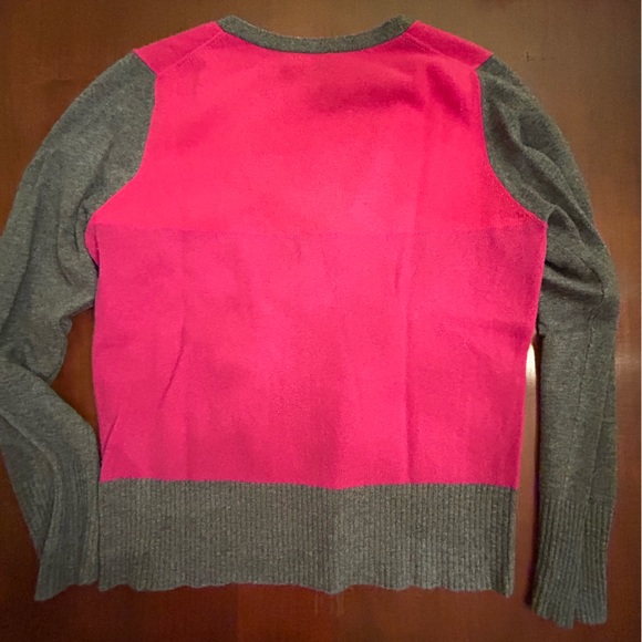 Apt 9 Cashmere color block cardigan - Picture 4 of 5